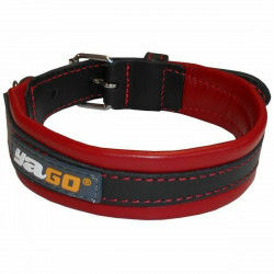 Dog collar Yago M Black/Red...